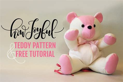 Teddy Bear Tutorial And Pattern Beginner