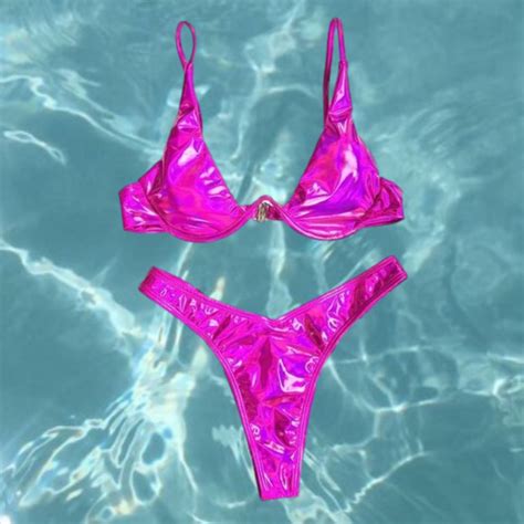 Wearlovelace Swim Copy New Vbar Underwire Pushup Bikini Poshmark