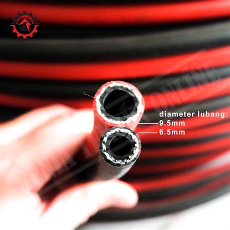 Jual Selang Las Double Oksigen LPG Twin Welding Hose Oxygen Meteran