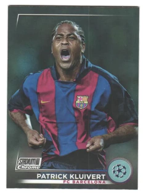 Topps Stadium Club Chrome Ucl R Fracteur Fc Barcelone Patrick