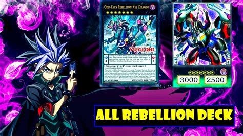 YGOPRO All Rebellion Deck Odd Eyes Rebellion Xyz Dragon Secret