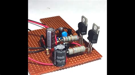 Tip41ctip42c Single Ended Transistor Amplifire Transistors Circuits