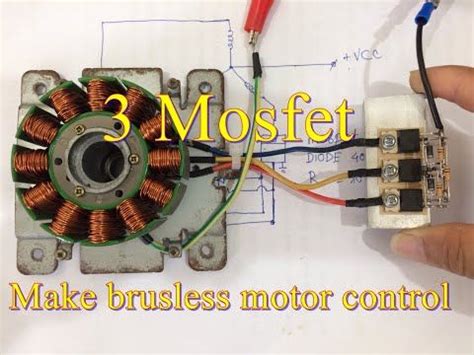 Simple Bldc Motor Controller Circuit Using Irfz N Mosfet