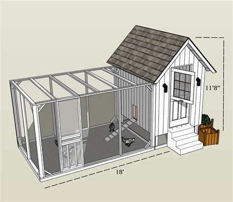 Farmhouse Chicken Coop Plans – Cottonwood Shanty