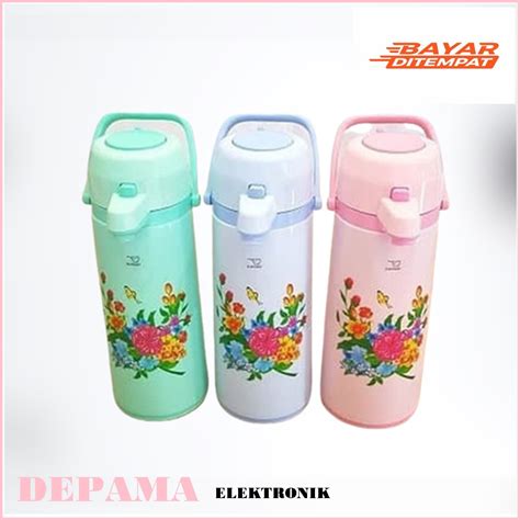 Jual Termos Pompa Air Panas Termos Pencet Sunflask 2 5 Liter Shopee