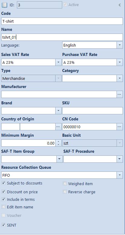 Sent Configuration Comarch Erp Standard 2022 5 Knowledge Base