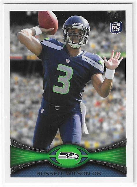 2012 TOPPS 165 RUSSELL WILSON RC SEATTLE SEAHAWKS MINT EBay