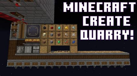 Expandable Quarry Minecraft Create YouTube