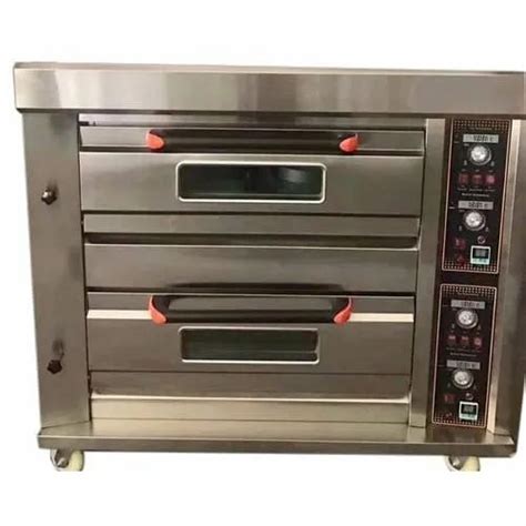 Electric Double Deck Pizza Oven 2 Deck 4 Tray At Rs 68000 Bakery Deck