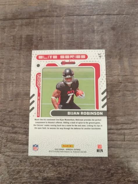 BIJAN ROBINSON 2023 Panini Donruss Elite Series Recrues 4 Atlanta