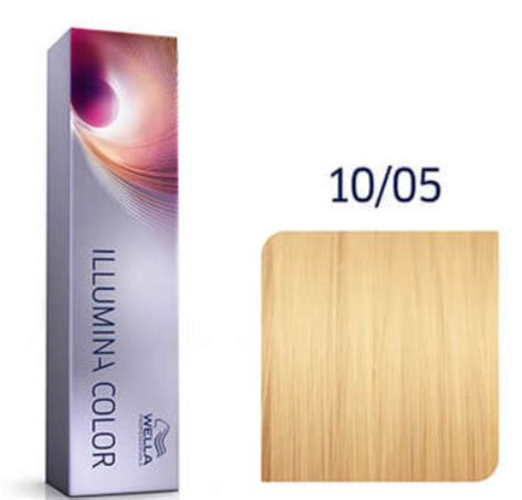 Wella Illumina Color 10 05 Lightest Natural Mahogany Blonde Permanent