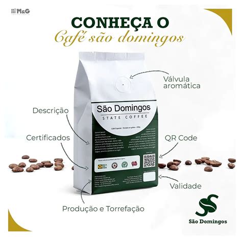 Café São Domingos State Coffe Torrado e Moído 250g e 500g e Sachê