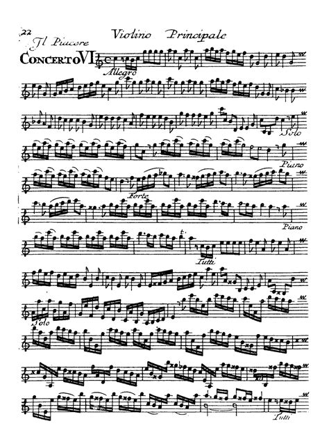 Violin Concerto In C Major Rv Vivaldi Antonio Imslp