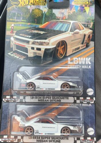 2023 Hot Wheels Boulevard Premium R34 Skyline LB ER34 LBWK Liberty Walk