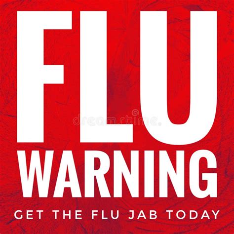 Flu Warning Text Illustration Background Header Stock Illustration