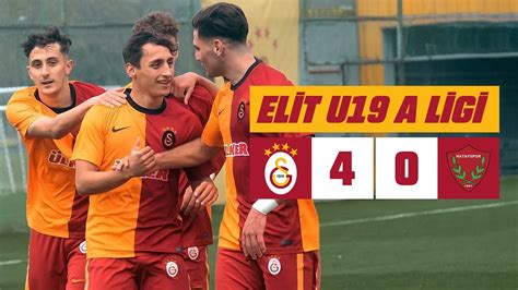 Galatasaray U19 4 0 Hatayspor U19 Elit U19 A Ligi YouTube