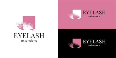 Premium Vector Modern Eyelash Extension Logo Vector Illustration