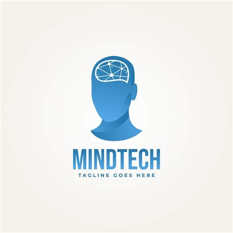 Premium Vector Creative Mind Technology Icon Logo Template Vector