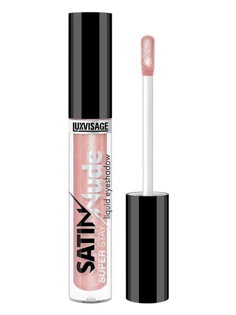 Жидкие тени для век LUXVISAGE SATIN Nude super stay тон Powder Rose купить на OZON по низкой