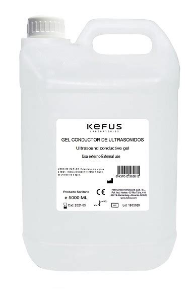 Gel Conductor De Ultrasonidos Kefus