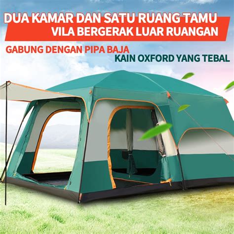 Jual Tenda Camping 5 8 Orang 3 8 2 6 2M Orang Lipat Portable Waterproof