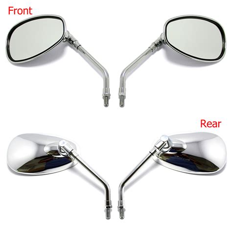 10MM Motorcycle Rearview Side Mirrors For Honda Shadow Aero 750 ACE