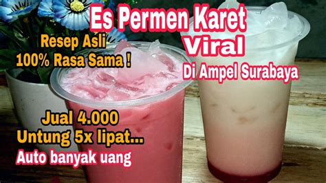 Cara Membuat Es Permen Karet Es Permen Karet Ampel Review