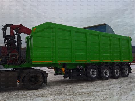 "БЗАП-Полуприцеп самосвальный с КМУ 94554N (Суперломовоз)": Полуприцеп ...