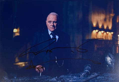 Autograph Signed Anthony Hopkins Photo