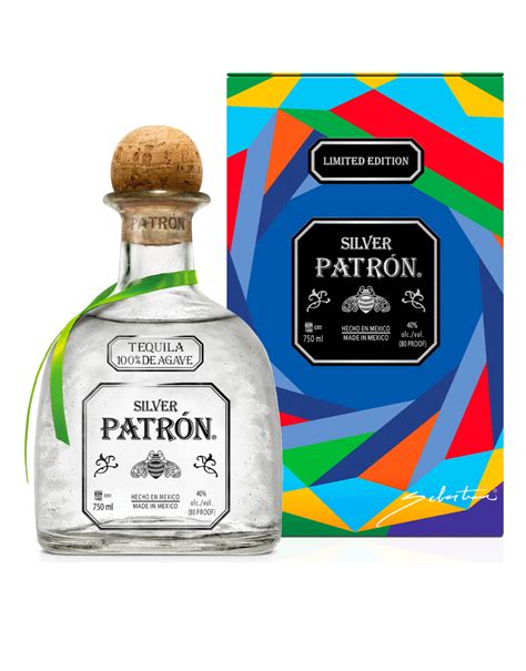 Silver Patron Tequila Logo