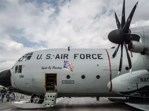 This C-130 variant, the LC-130, has skis attached — a necessity for ...