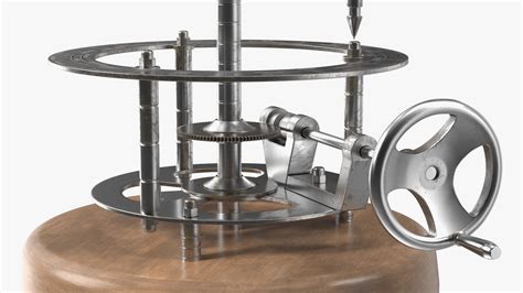 Steel Antique Orrery Solar System Rigged For Cinema 4D 3D Model 39