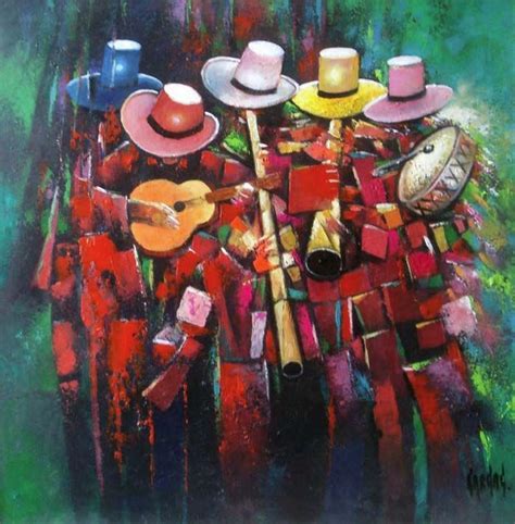 Cuadros Peruanos Musicos Buscar Con Google Arte Peruano Pinturas