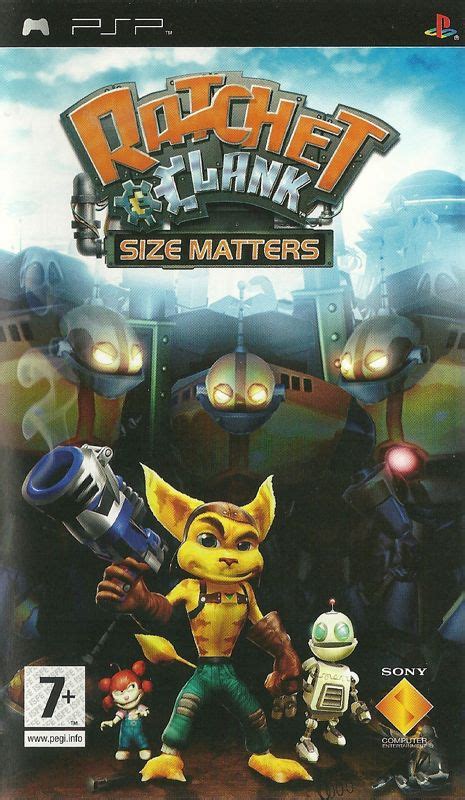 Ratchet Clank Size Matters 2007 PSP Box Cover Art MobyGames