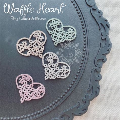 Waffle Heart Free Pattern With Full Video Tutorial In Shuttle