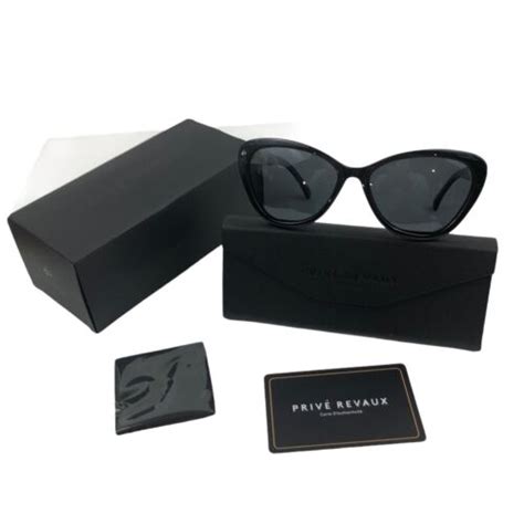 Prive Revaux The Hepburn 2 0 Cat Eye Polarized Sunglasses Black Ebay