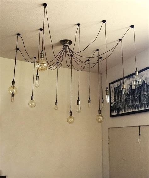 14 Swag Chandelier Modern Lighting Unqiue Light Fixture | Etsy | Swag ...