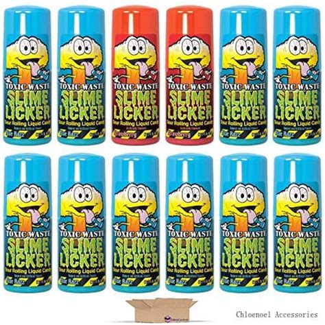 Slime Licker Sour Rolling Liquid Candy Bundled By 2 Fl Oz Box Of 12