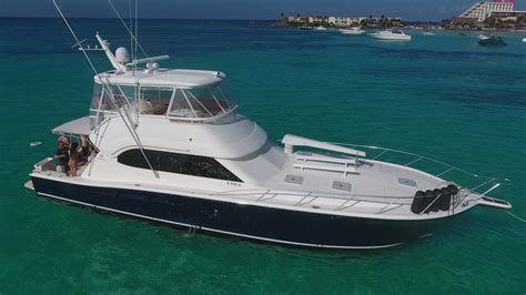 Luxury fishing yacht Cancun Riviera 51ft sailfish marlin