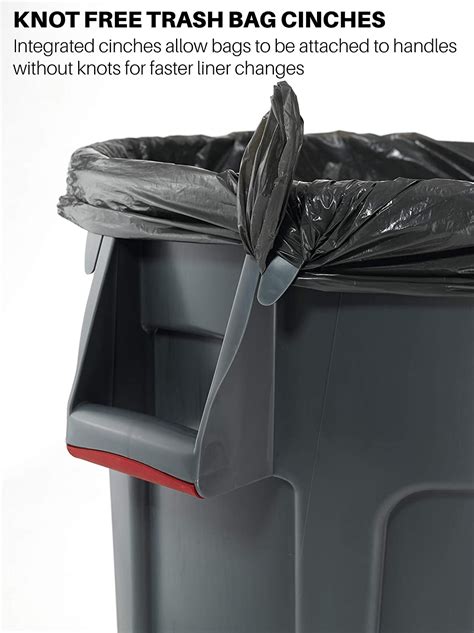 Rubbermaid Commercial Products Brute Heavy Duty Round Recycling