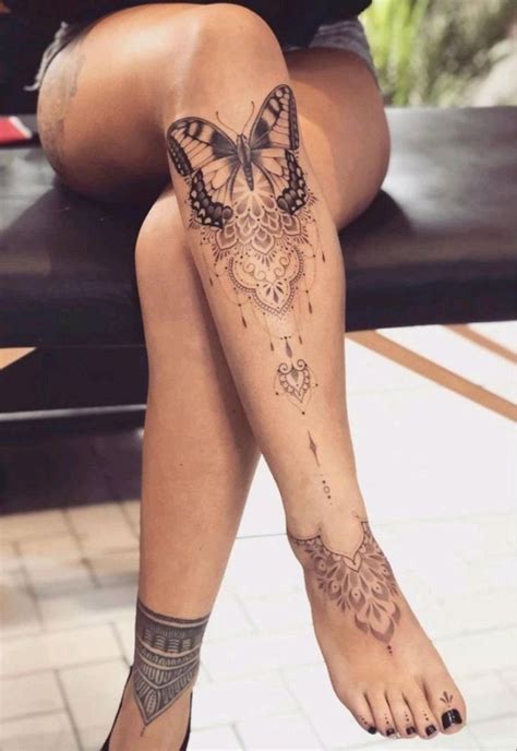 Pin By Tattoo Y M S On Pins Creados Por Ti Lace Thigh Tattoos