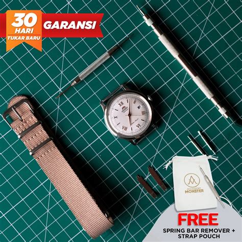 Jual Paket Promo Tali Nato Strap Jam Tangan Pria Kanvas Nylon Nilon