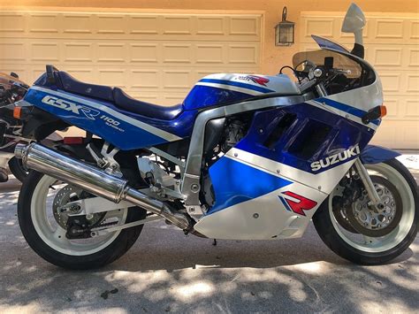 Well Tended 1989 Suzuki GSX R1100 With 8 600 Miles Looks Ferociously