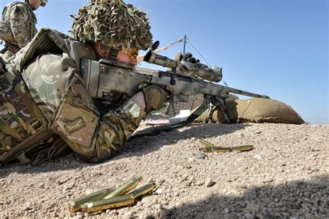 Soldier From The 1st Mechanized Brigade With L115a3 Sniper Flickr