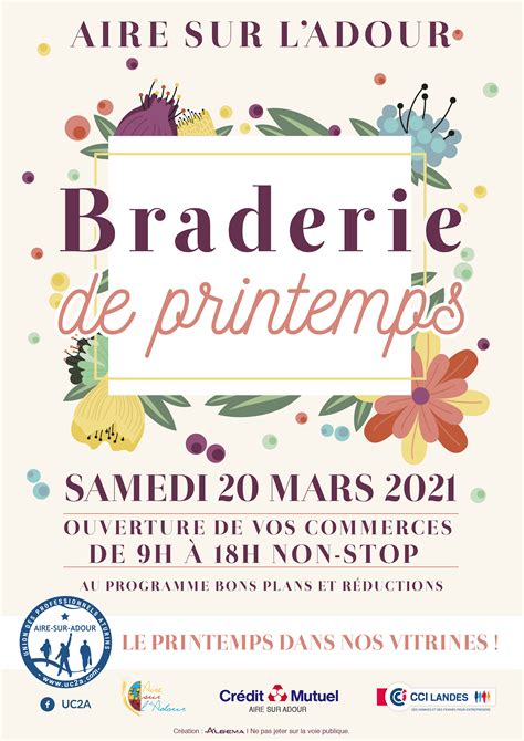 BRADERIE DE PRINTEMPS UC2A