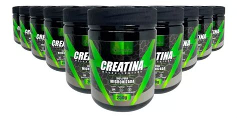 Kit 10x Creatina Monohidratada 100 Pura Micro 250g Denavita