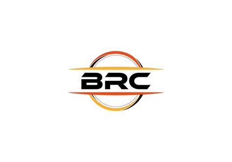 BRC letter royalty ellipse shape logo. BRC brush art logo. BRC logo for a company, business, and ...