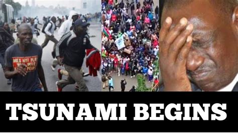 Massive Demonstrations Against Ruto In Nairobi Youtube