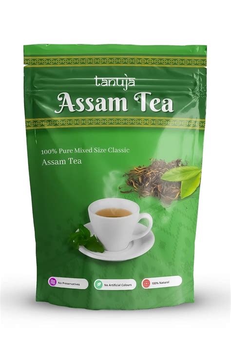 Tanuja Assam Tea 100 Pure Natural And Classic Mixed Size Assam Chaipatti From The Tea Gardens