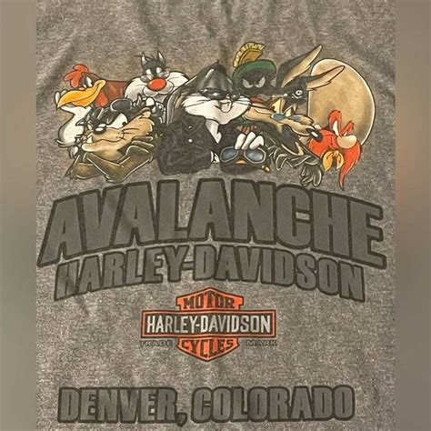 Harley Davidson Taz Tasmanian Devil Looney Tunes T Sh Gem